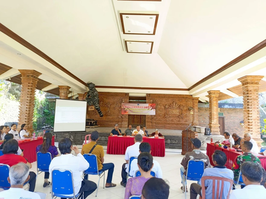 Telah dilaksanakan Musyawarah Desa (Musdes) dalam rangka Penyusunan dan Penyusunan Rencana Kerja Pemerintah (RKP) Desa Tunjuk Tahun Anggaran 2027