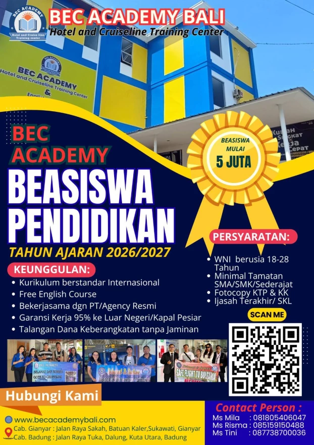 Pemerintah Desa Tunjuk bekerjasama dengan kampus  BEC Academy Bali ( Cabang Dalung , Badung) 
